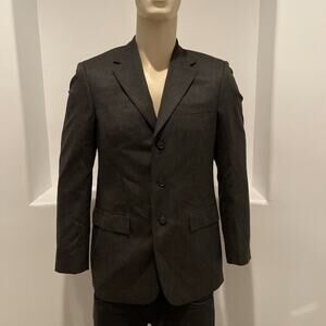 Perry Ellis Men’s Blazer Sport Coat Jacket Gray 3 Buttons Size 38 R BNWOT